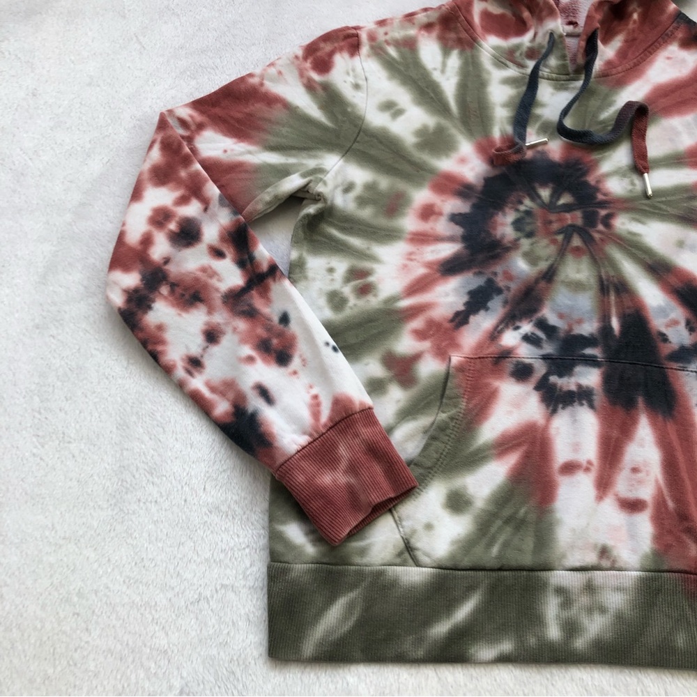 No Boundaries, Tie Dye Hooded Sweatshirt, Size S (Girl) - Picture 5 of 15